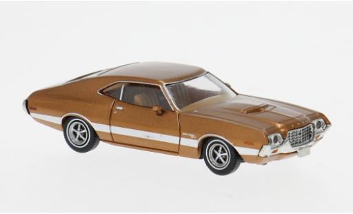 Coche miniatura Ford Gran Torino Sport naranja 1969 1/87 Brekina