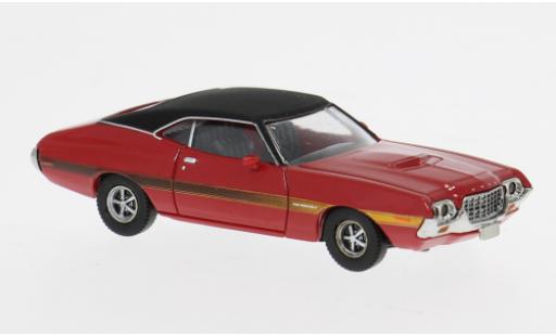 Coche miniatura Ford Gran Torino Sport rot/schwarz 1969 1/87 Brekina