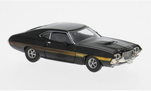 Coche miniatura Ford Gran Torino Sport schwarz 1969 1/87 Brekina