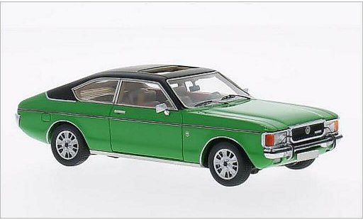 Ford Granada Coupe 1/43 Neo MKI verde/negro 1972 coche miniatura