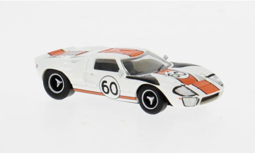 Coche miniatura Ford GT40 GT 40 Le Mans 1966 #60 J.Neerpasch/J.Ickx 1/87 Brekina