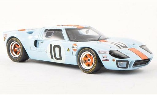 Ford GT40 Mk I 1/43 Spark GT 40 No.10 Gulf 24h Le Mans 1968 /D.Hopps coche miniatura