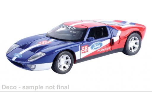 Ford GT 1/24 Motormax Concept blau/rojo 1:24 coche miniatura
