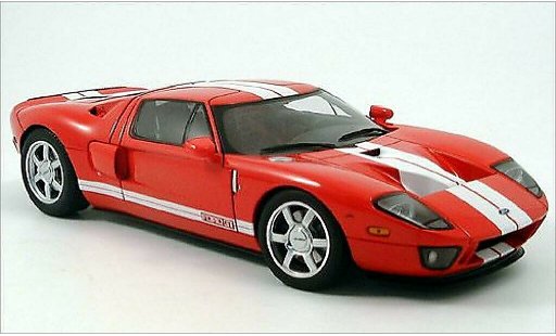 Ford GT Berlinetta 1/18 Autoart rojo 2004 coche miniatura