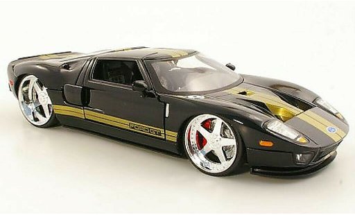 Ford GT Berlinetta 1/24 Jada Toys negro/gold 2005 coche miniatura