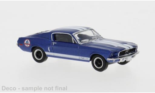 Ford Mustang 1/87 Brekina blau/weiss 1968 Shelby 1:87 coche miniatura