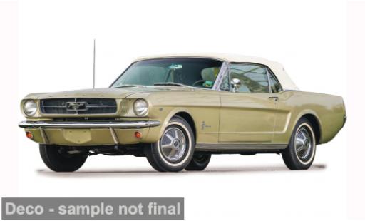 Ford Mustang 1/43 IXO America Cabriolet gold/beige 1965 1:43 coche miniatura