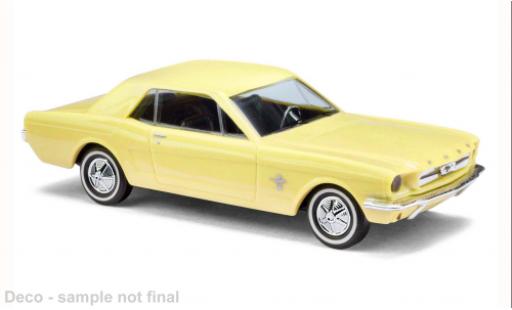 Ford Mustang 1/87 Busch gelb 1964 1:87 coche miniatura