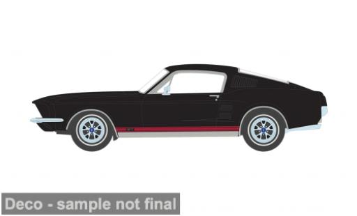 Coche miniatura Ford Mustang GT Fastback schwarz 1967 1/64 IXO America