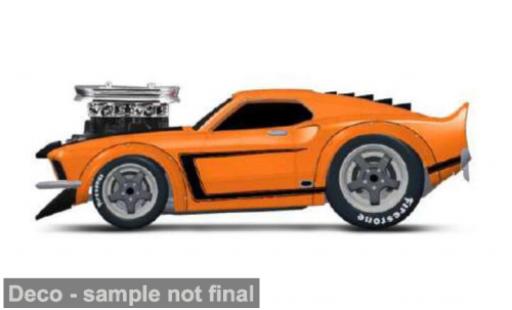 Ford Mustang 1/64 Maisto GT naranja 1969 1:64 coche miniatura