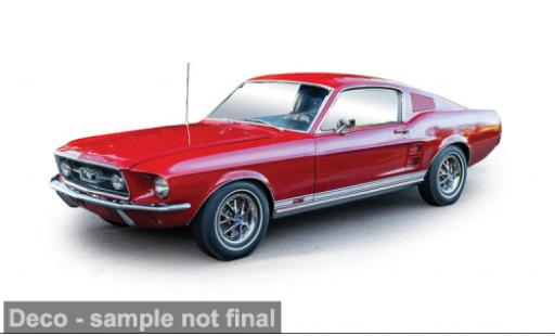 Ford Mustang 1/64 IXO America GTA Fastback rojo 1967 1:64 coche miniatura