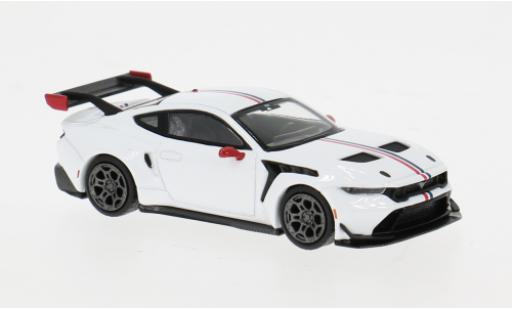 Coche miniatura Ford Mustang GTD weiss 2025 1/64 Mini GT