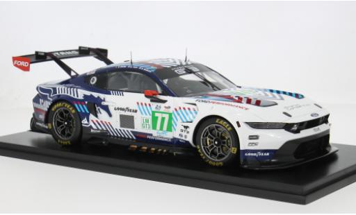 Ford Mustang 1/18 Spark LMGT3 24h Le Mans 2025 #77 B.Sousa/B.Tuck 1:18 coche miniatura