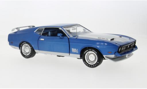 Ford Mustang 1/18 Auto World Mach 1 blau 1:18 coche miniatura