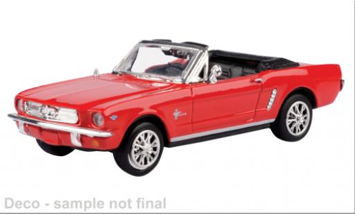Ford Mustang 1/43 Motormax rojo/schwarz 1964 1:43 coche miniatura