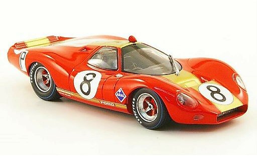 Ford P68 Alan Mann 1/43 Minichamps F3L No.8 Racing Irwin/Rodriguez 1000 Km Nurburgring 1968 coche miniatura