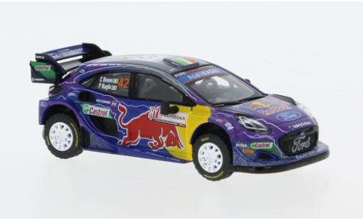 Coche miniatura Ford Puma 1/64 Mini GT Rally1 #42 1:64 Ford Puma 1/64 Mini GT Rally1 #42 1:64 coche miniatura