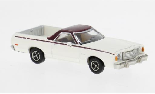 Coche miniatura Ford Ranchero weiss/rot 1977 1/87 Brekina