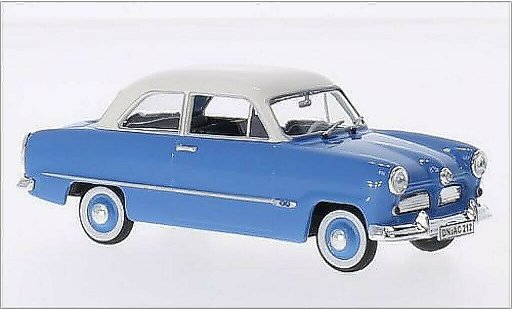 Ford Taunus 12M 1/43 Norev azul/blanco 1954 coche miniatura