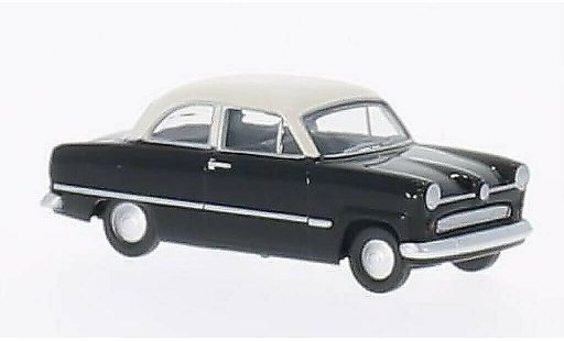 Ford Taunus 12M 1/87 Herpa negro/blanco coche miniatura