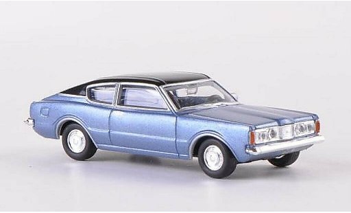 Ford Taunus Berline 1/87 Herpa 1600 azul Coupe coche miniatura