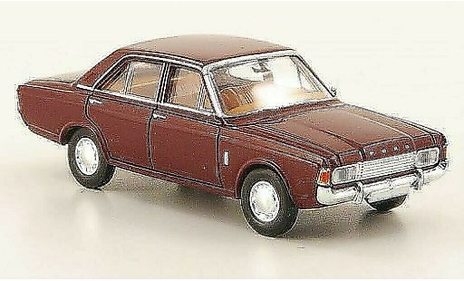 Ford Taunus 17M P7 1/87 Brekina (P7b) rojo 1969 coche miniatura