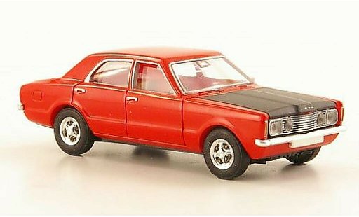 Ford Taunus TC1 1/87 Brekina GT Sport rojo/negro coche miniatura