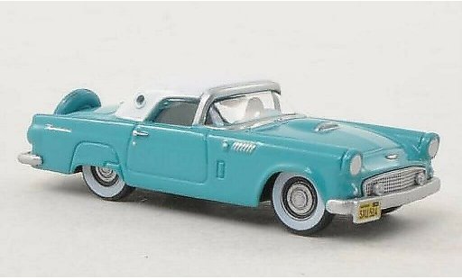 Ford Thunderbird Two-Seater 1/87 Oxford azul/blanco 1956 coche miniatura