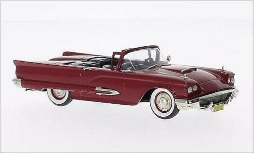 Ford Thunderbird Squarebird 1/43 Brooklin Convertible rojo 1959 coche miniatura