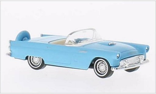 Ford Thunderbird Two-Seater 1/87 Busch Convertible azul 1956 coche miniatura