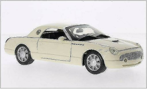 Ford Thunderbird Retro 1/24 Motormax Hardtop beige 2002 coche miniatura