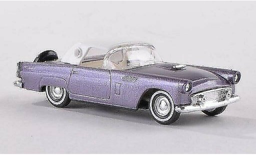 Ford Thunderbird Two-Seater 1/87 Busch Hardtop gris-lila 1956 coche miniatura