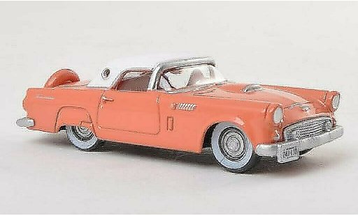 Ford Thunderbird Two-Seater 1/87 Oxford Hardtop rosa/blanco 1956 coche miniatura