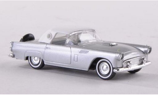 Ford Thunderbird Two-Seater 1/87 Busch Hardtop gris/blanco 1956 coche miniatura