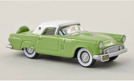Ford Thunderbird Two-Seater 1/87 Oxford verde/blanco 1956 coche miniatura