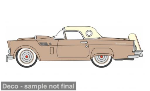Ford Thunderbird 1/87 Oxford braun/beige 1956 1:87 coche miniatura