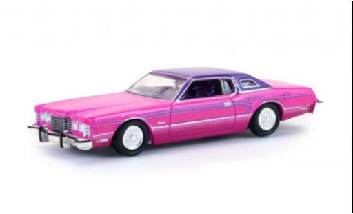 Ford Thunderbird 1/64 Greenlight pink/violett 1975 1:64 coche miniatura