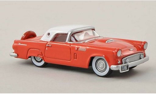 Ford Thunderbird Two-Seater 1/87 Oxford rojo/blanco 1956 coche miniatura