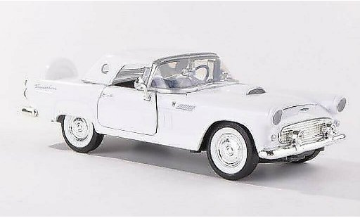 Ford Thunderbird Two-Seater 1/24 Motormax blanco 1956 coche miniatura