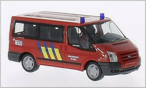 Ford Transit Bus 1/87 Rietze 06 Brandweer Bilzen (B) 2006 coche miniatura