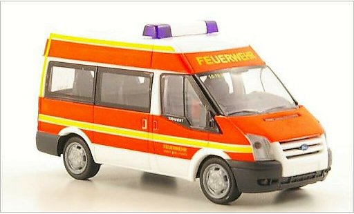 Ford Transit Bus 1/87 Rietze 06 Bomberos Wulfrath coche miniatura