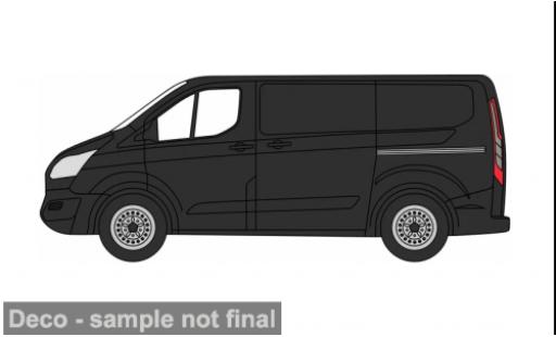 Coche miniatura Ford Transit Custom schwarz 1/76 Oxford