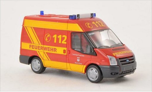 Ford Transit Kastenwagen 1/87 Rietze Bomberos Hoxter 2006 coche miniatura