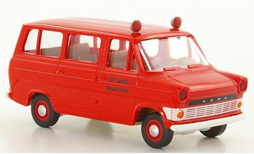 Ford Transit Mk2 1/87 Brekina IIa Familiar Gotlands Brandkar Bomberos (S) coche miniatura