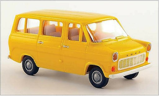 Ford Transit Kastenwagen 1/87 Brekina IIb amarillo 1970 coche miniatura