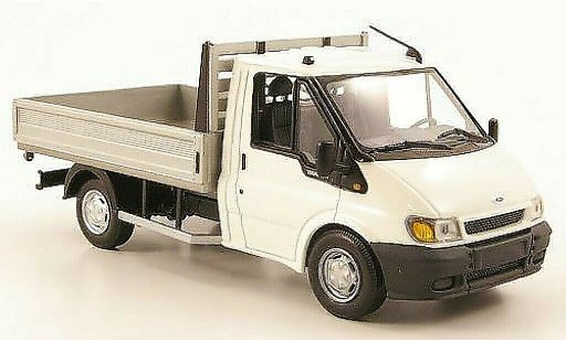 Ford Transit Pritsche 1/43 Minichamps plataforma blanco 2000 coche miniatura