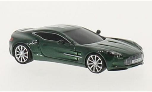 Coche miniatura Aston Martin One 1/87 FrontiArt -77 metalico verde Aston Martin One 1/87 FrontiArt -77 metalico verde coche miniatura