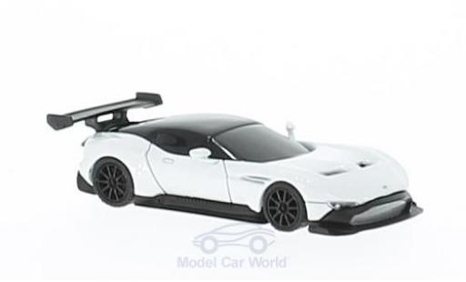 Coche miniatura Aston Martin Vulcan 1/87 FrontiArt blanco Fahrzeug auf Podest verklebt Aston Martin Vulcan 1/87 FrontiArt blanco Fahrzeug auf Podest verklebt coche miniatura