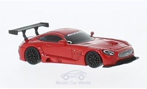 Coche miniatura Mercedes AMG GT 1/87 FrontiArt 3 rojo Mercedes AMG GT 1/87 FrontiArt 3 rojo coche miniatura