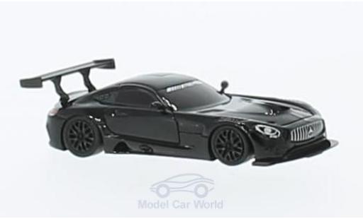 Coche miniatura Mercedes AMG GT 1/87 FrontiArt 3 negro Mercedes AMG GT 1/87 FrontiArt 3 negro coche miniatura